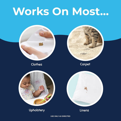 Miss Mouth's Messy Eater Stain Treater Spray - 4oz 2 Pack Stain Remover - Newborn & Baby Essentials - No Dry Cleaning Food, Grease, Coffee Off Laundry, Underwear, Fabric