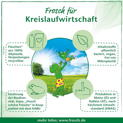 Frosch Rinse Aid 750 ml - 25.36 Fl Oz, Organic, Vegan, Unscented, 1 Pack