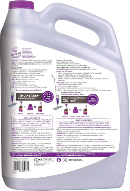 Rejuvenate All Floors Cleaner, 32 Ounces, Breaks Down Dirt and Grime, Cleans and Protects Floors Throughout Your Home, Including Sealed Hardwood, Tile, Vinyl, Laminate and More