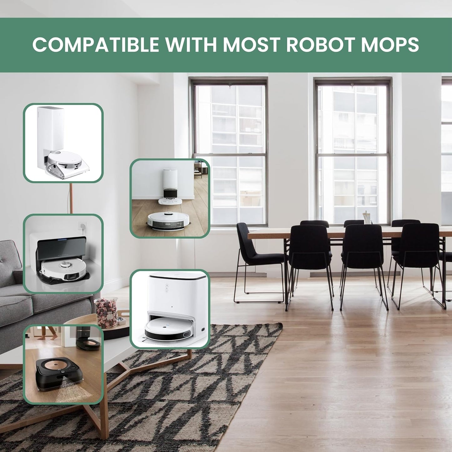KIDU Multi-Surface Floor Cleaning Solution, 1:300 Dilution Ratio, Compatible with Most Robot Mops Including Roborock, iFLOOR, and DEEBOT Models, Ideal for Marble, Hardwood, Tile - 500ml Concentrate