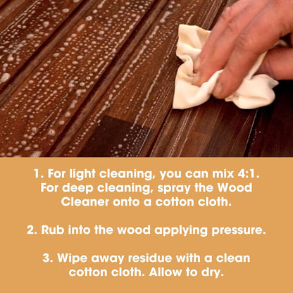 Furniture Clinic Wood Cleaner | Cleans Furniture, Shelves, Tables, Barstools, Cabinets & Other Wood Surfaces | Easily Remove Build Up, Grease and Dust | 8.5oz/250ml