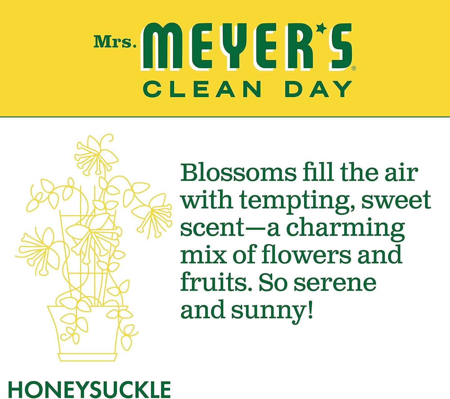 MRS. MEYER'S CLEAN DAY Liquid Dish Soap, Lemon Verbena, 16 fl. Oz