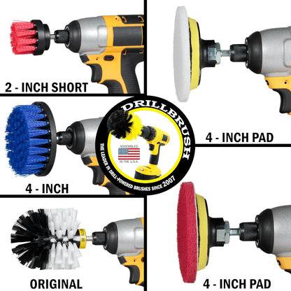 Electric Spin Scrubber Kitchen Cleaning Set with Multi-Purpose Cleaner Paste - Lemon Lime Scented, Stainless Steel Appliance, Oven, Stove Top, Microwave, Sink, Counter Top, Grout, Baseboard Cleaner