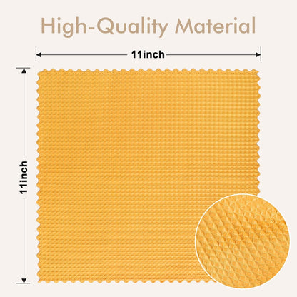 AIDEA Microfiber Glass Cleaning Cloth, 8PK, Premium Microfiber Glass and Window Cleaner, Lint Free Magic Cleaning Cloths for Glass, Windows, Windshields, Mirrors, Stainless Steel, 12"x12"