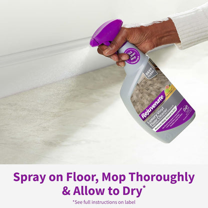 Rejuvenate Luxury Vinyl Floor Cleaner Refill, 1 Gallon, Gently Cleans and Revitalizes Luxury Vinyl Floors