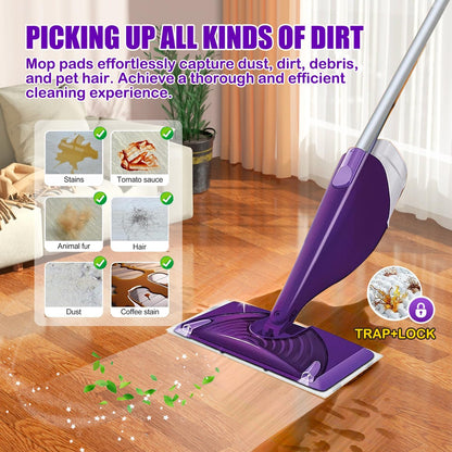 20 Count Disposable Mop Pads Refills for Swiffer Wet Jet Spray Mops, Wet Jet Mopping Pads for All Purpose Multi Surface Hardwood Floor Cleaning, 4 Layers Thickened and Super Absorbent
