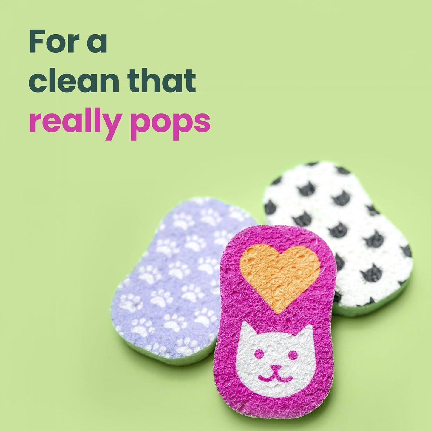 Scotch-Brite Doggone Tidy Non-Scratch Scrub Sponge, Two- Sided, Limited Edition, 1 Sponge