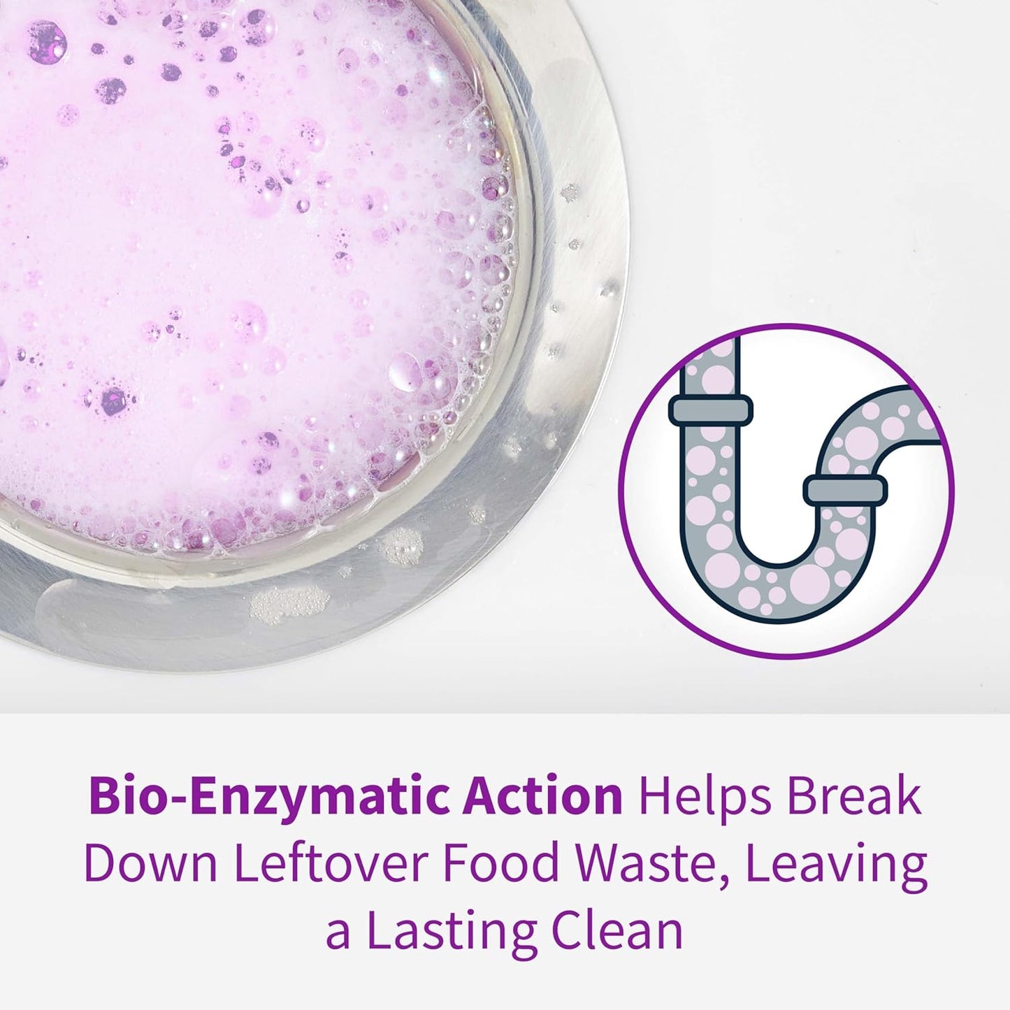 Rejuvenate Disposal Cleaner, 6 Pods, Lavender-Scented Disposal and Pipe Cleaner Pods with Bio-Enzymatic Formula Help Break Down Leftover Food Waste and Remove Odors for A Clean, Fresh Disposal