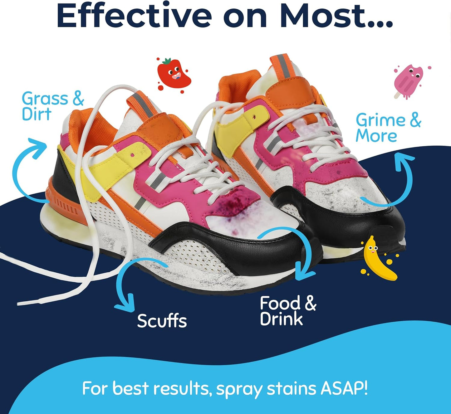 Miss Mouth's Messy Eater Stain Treater Spray - 4oz 2 Pack Stain Remover - Newborn & Baby Essentials - No Dry Cleaning Food, Grease, Coffee Off Laundry, Underwear, Fabric