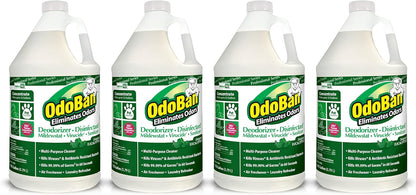 OdoBan Professional Disinfectant and Odor Eliminator Concentrate, Made in the USA, Lavender Scent, 2-Pack, 1 Gallon Each