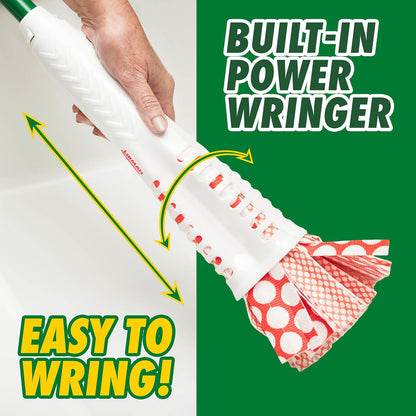 Libman Wonder Mop Head Replacement | Absorbent Microfiber | Self Wringing | Best Refill | Machine Washable | Multi-Surface Floor Mop | 3 Replacement Pads