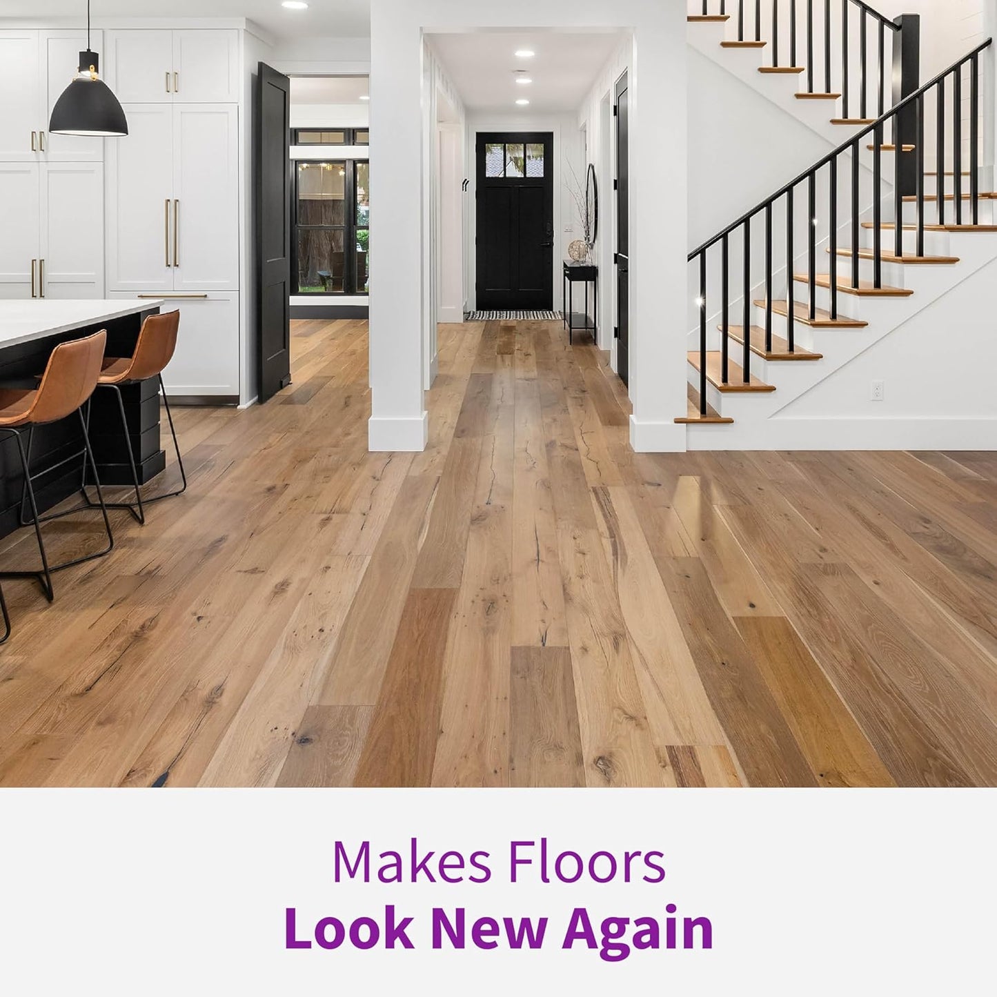 Rejuvenate Professional Wood Floor Restorer Fills Scratches, Shines And Protects Wood Flooring For A High Gloss Shine, 32 Ounces