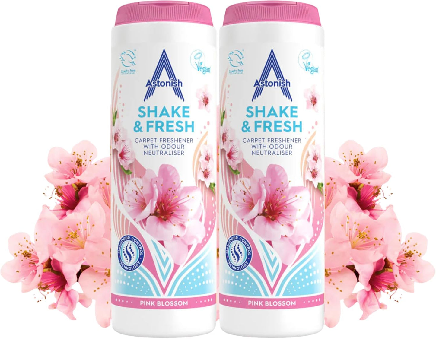 Astonish 350g Shake Fresh Lemon Sparkle Carpet Powder Odor Remover - Pet Smell Deodorizer, Vacuum Safe Citrus Scent, Dry Floor Cleaner, Room Refresher, Home Fragrance, Easy to Use Powder