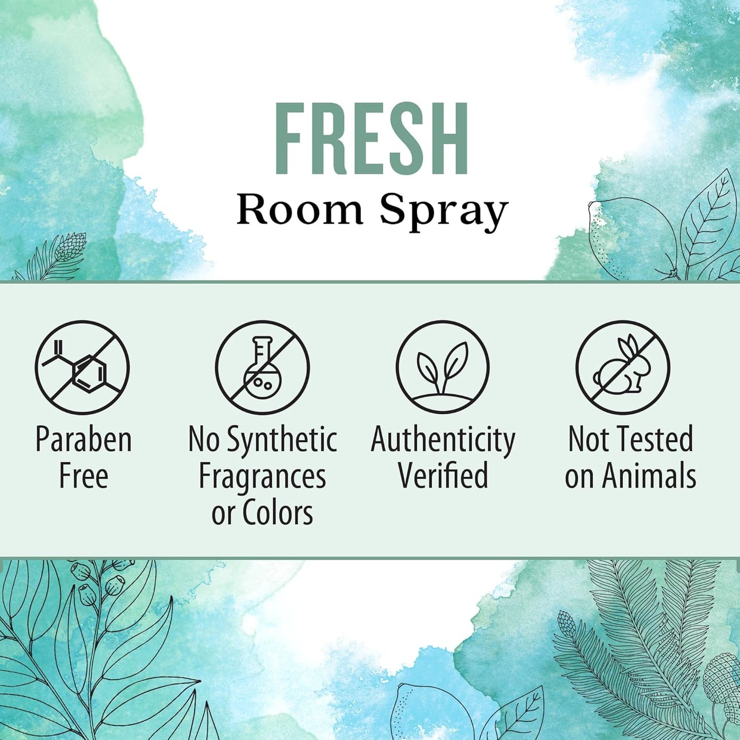 Aura Cacia Fresh Floral Room Spray 8 Fl. oz. - Light Aroma, No Synthetic Fragrances