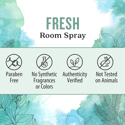 Aura Cacia Fresh Floral Room Spray 8 Fl. oz. - Light Aroma, No Synthetic Fragrances