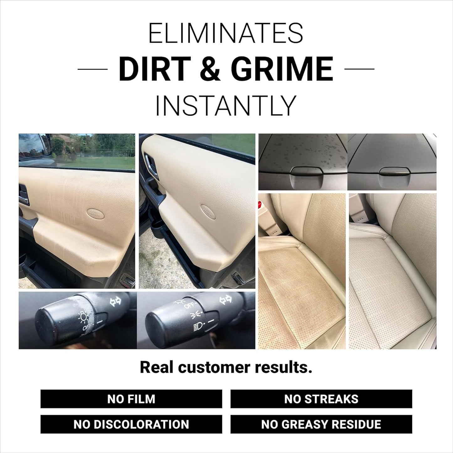 CAR GUYS Super Cleaner | Effective Car Interior Cleaner | Leather Car Seat Cleaner | Stain Remover for Carpet, Upholstery, Fabric, and Much More! | 18 Oz Kit with Microfiber Towel