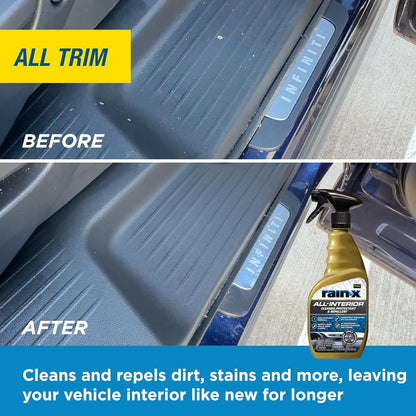 Rain-X 620234SRP Carpet & Upholstery Cleaner Repellent for Car Interiors & More, Cleans + Repels Spills while Preventing Stains, Fresh Scent 16 Fl Oz.