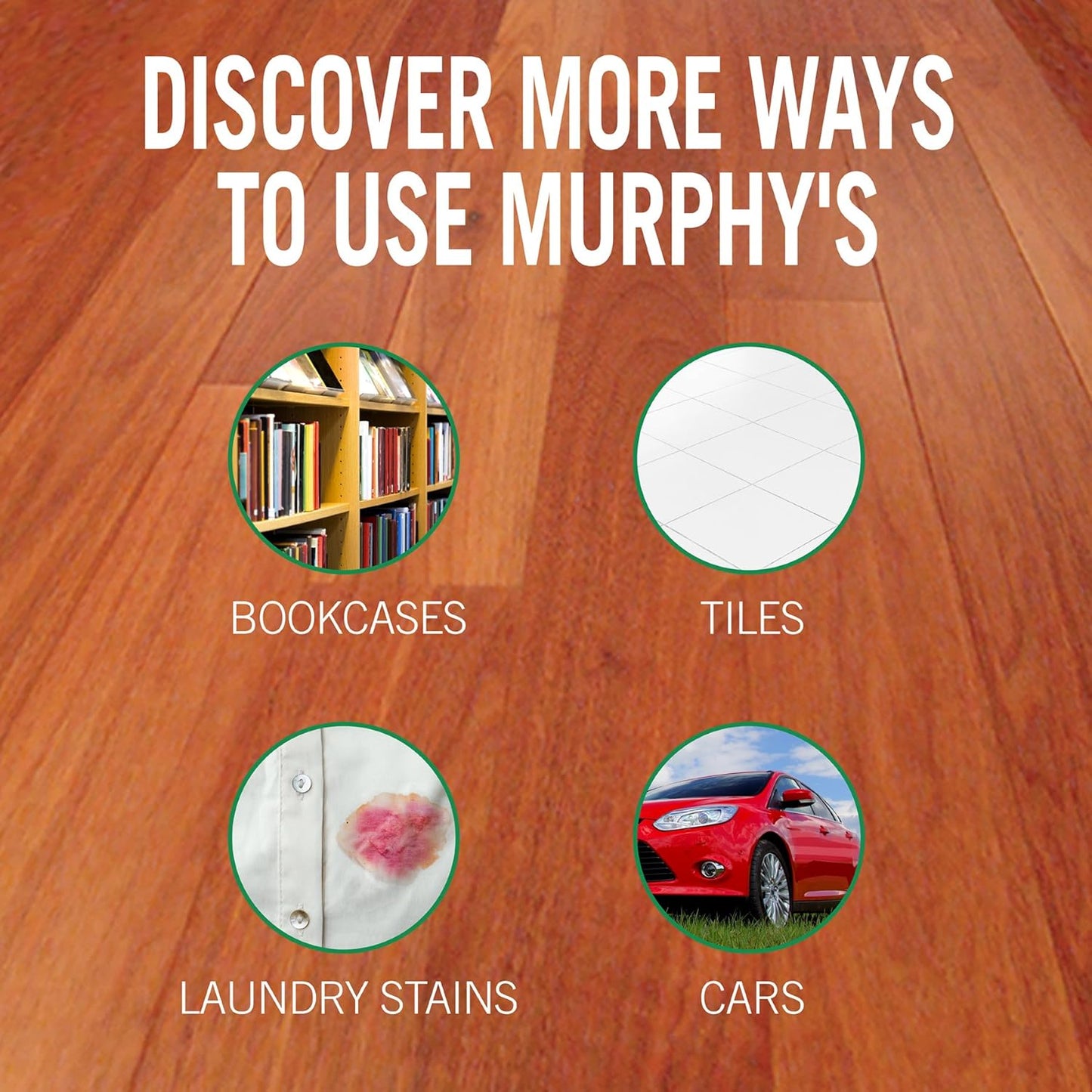 Murphy Oil Soap Concentrated Formula, Wood Cleaner, No-Rinse Floor Cleaner, Citronella Oil Scent, 32 fl oz Bottle (3 Pack)