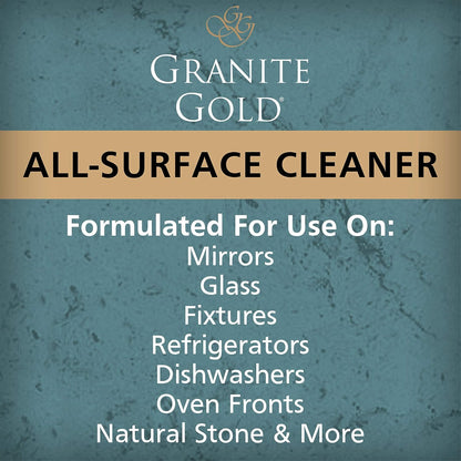 Granite Gold All-Surface Cleaner Spray, Household Cleaning For Stainless Steel, Glass, Quartz, Marble Surfaces, 24 Fl Oz, 1 Count