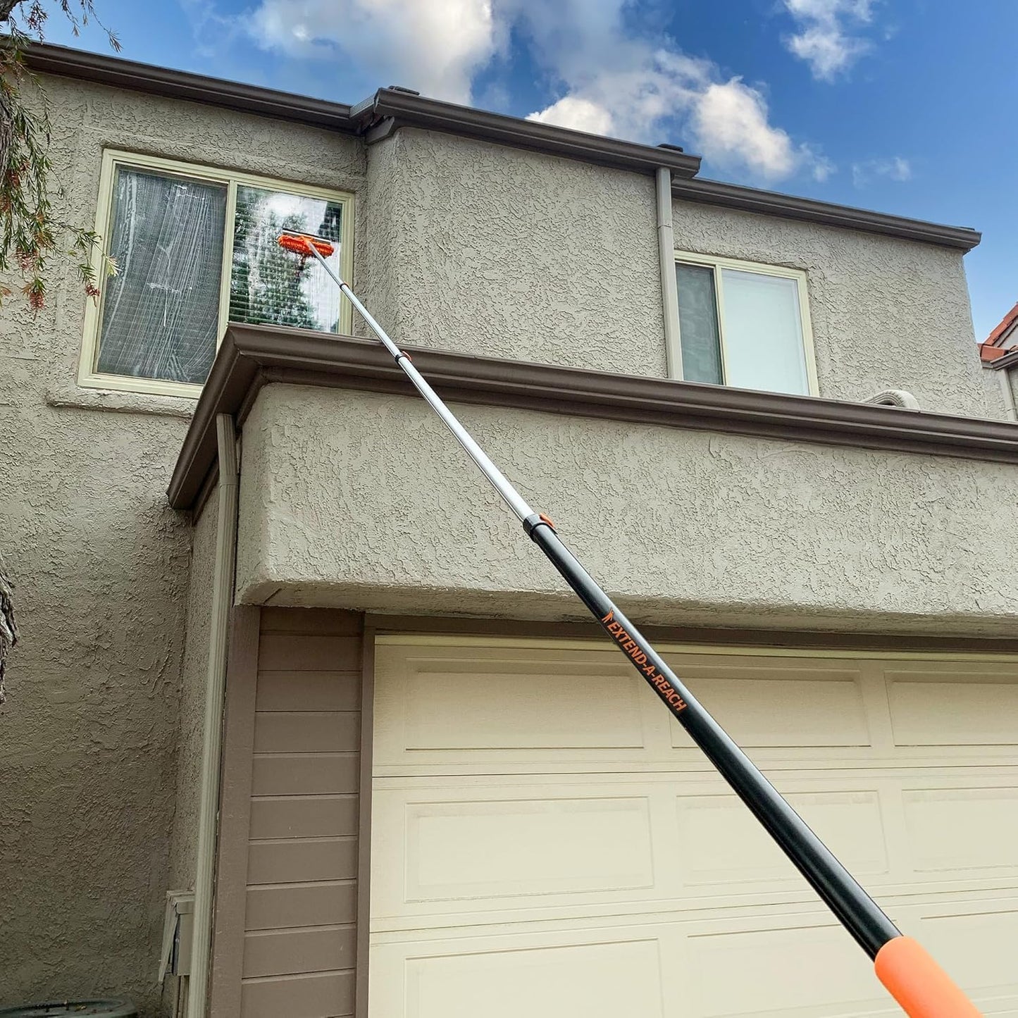 1.5-3 ft Long Paint Roller Extension Pole // Multi-Purpose Telescopic Extension Pole with Universal Twist-on Metal Tip // Lightweight & Sturdy Extendable Pole for Painting Dusting and Window Cleaning