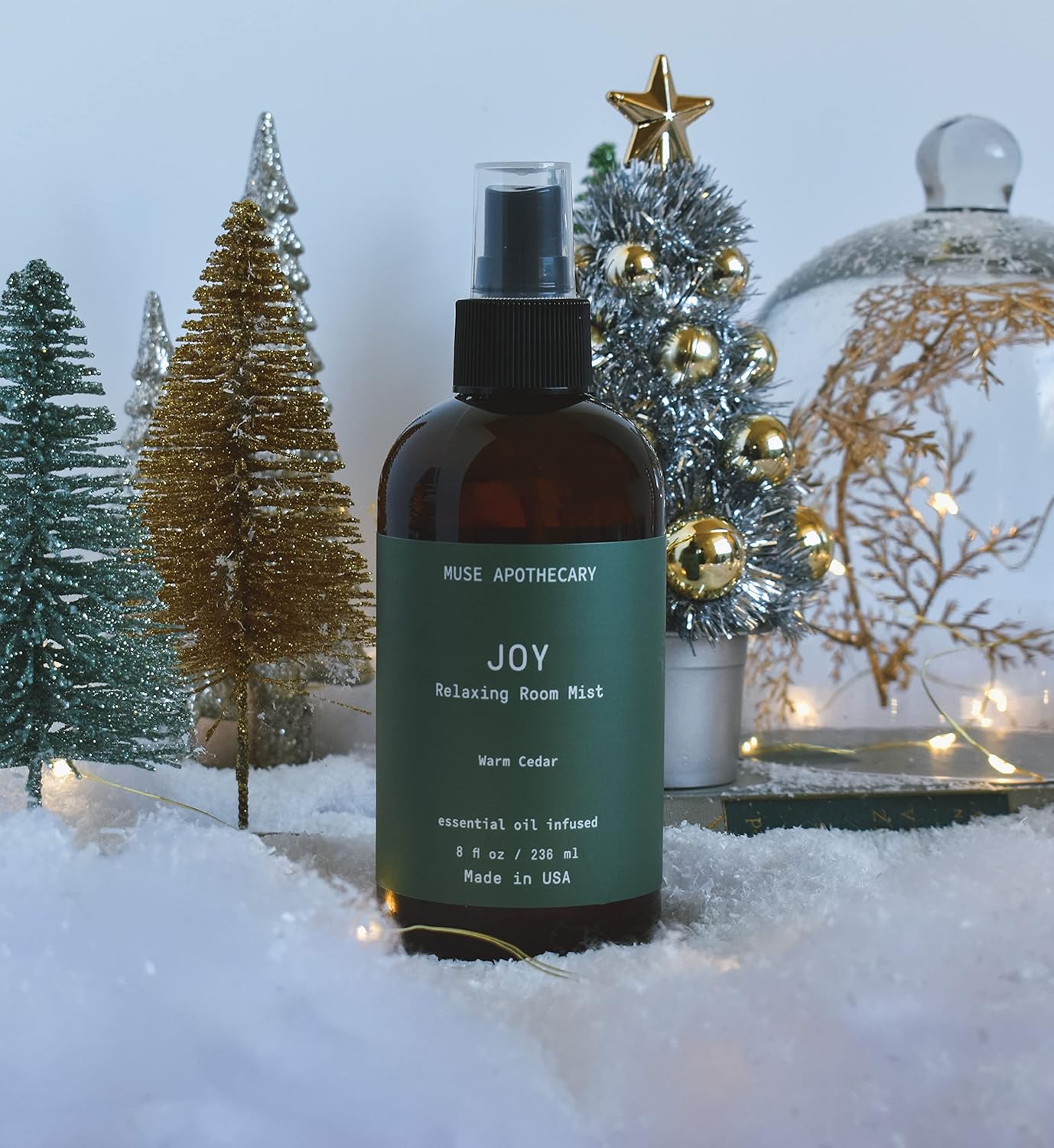 Muse Apothecary Room Ritual - Aromatic and Relaxing Room Mist, 4 oz, Infused with Natural Essential Oils - Aloe + Eucalyptus + Lavender
