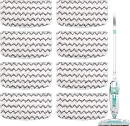 Flammi Steam Mop Pads for Shark S1000/S3101/S3250/SK Series SK410 SK435CO SK460 SK140 SK141 S3251 Steam Mop Replacement Pads, 4 Pack