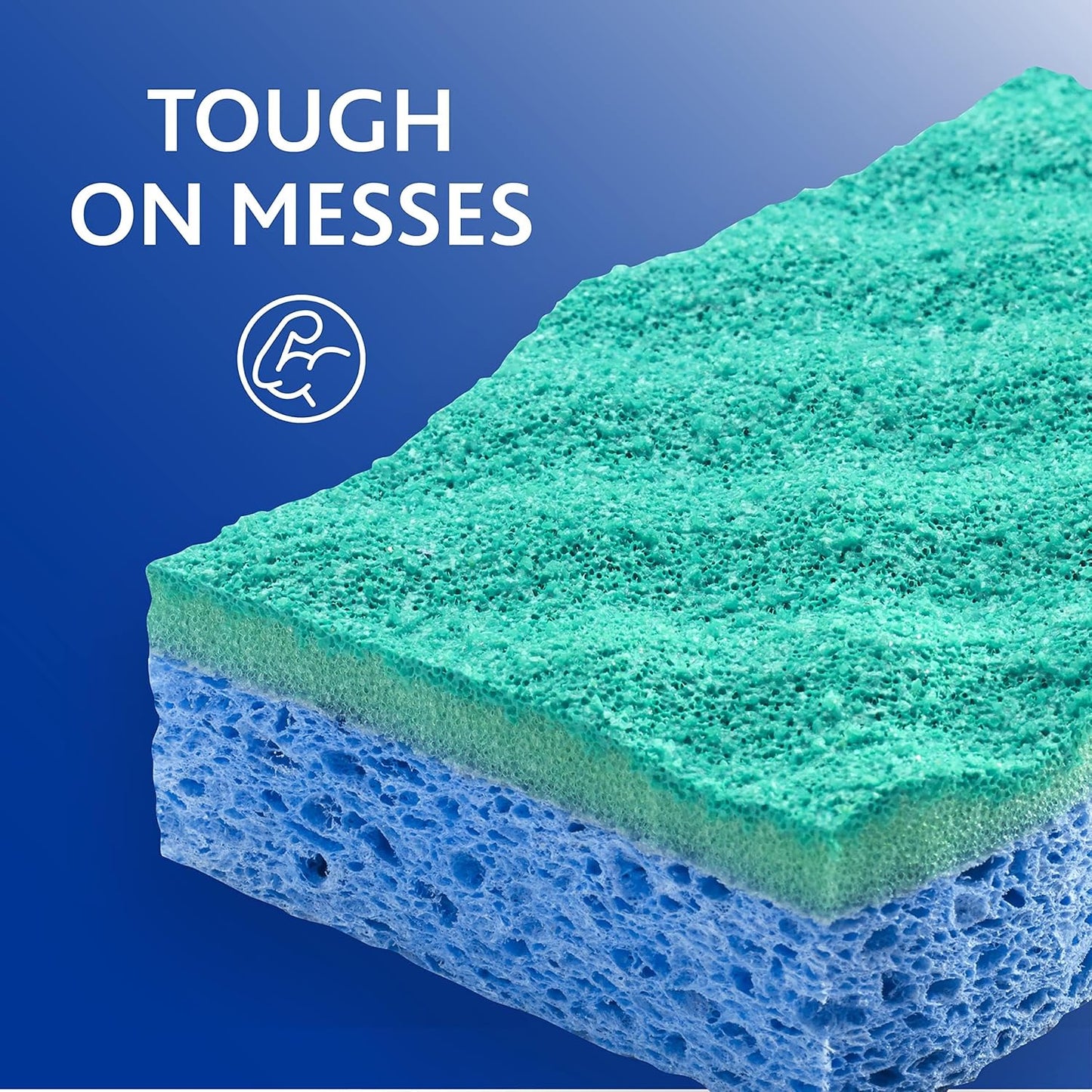 O-Cedar Multi-Use Scrunge Scrub Sponge 6 Count (Pack of 2)