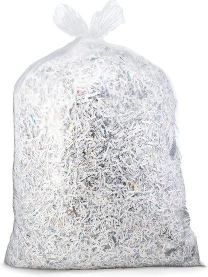 Veska 65 Gallon Clear Trash Bags, (50 Bags w/Ties) Clear Recycling Plastic Garbage Bags. 60 Gallon, 64 Gallon, 65 Gallon Trash Bags