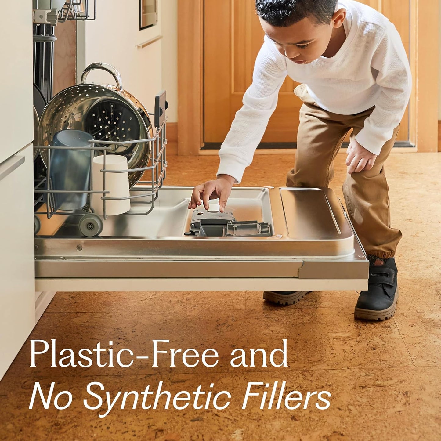 Branch Basics Dishwasher Tablets – 60 Ct | Plastic-Free, Fragrance-Free, Human-Safe | Delivers a Powerful Clean Without Harsh Chemicals