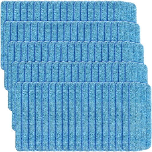 24 Pack Microfiber Mop Pad, Spray Mop Replacement Heads for Wet Dry Mops, Machine Washable Reusable Household Replacement Pads for Hardwood and Hard Surface Floor Cleaning and Scrubbing