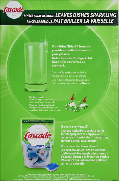 Cascade Dishwasher Detergent - Powder - 60 Oz (3.75 Lb) - 1/ Each - White