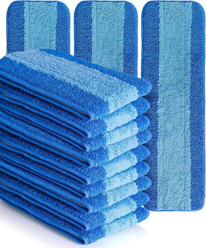 VanDuck Microfiber Cleaning Pads Compatible with Bona Mop (3 Pack) - Microfiber Mop Pads for Hardwood Floor for 18 Inch
