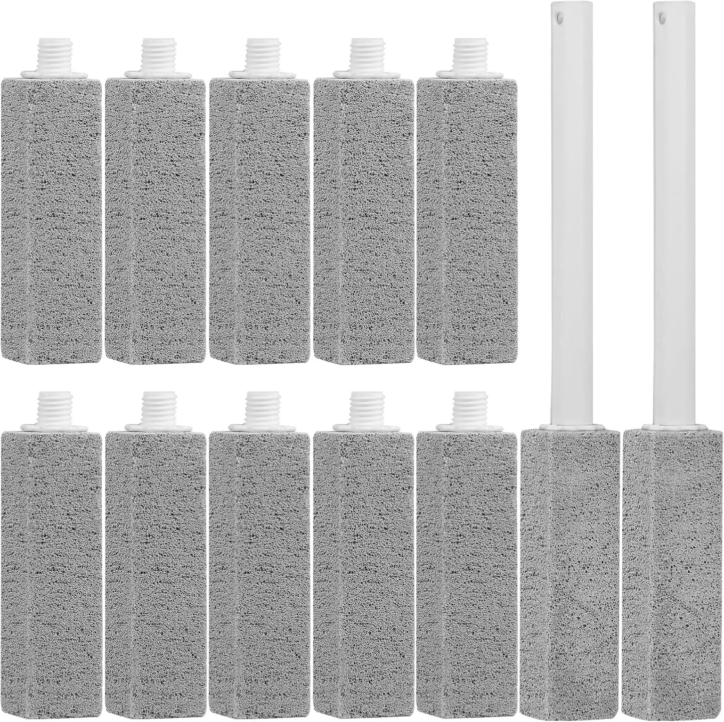 5 Packs Pumice Cleaning Stone with Extra Long Handle, Pumice Stone for Toilet Bowl Clean for Cleaning Toilets, Bathtubs, Grills, Swimming Pools, Sinks