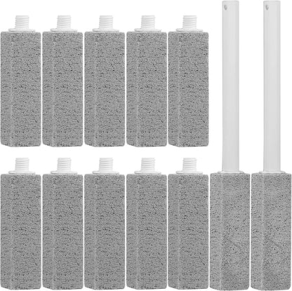 5 Packs Pumice Cleaning Stone with Extra Long Handle, Pumice Stone for Toilet Bowl Clean for Cleaning Toilets, Bathtubs, Grills, Swimming Pools, Sinks