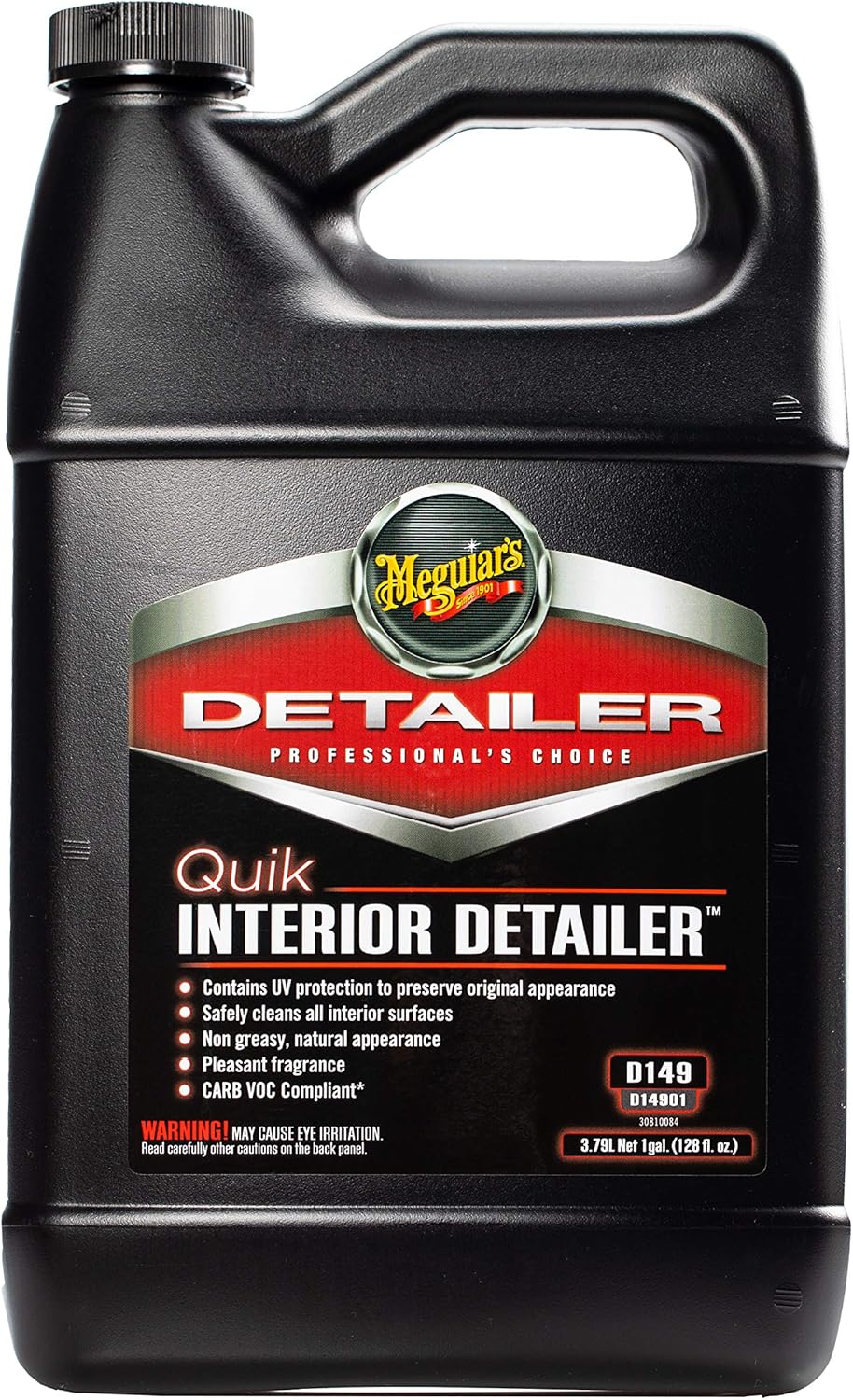 Meguiar's Professional Leather Cleaner & Conditioner D18001-1 Gallon Leather Cleaner & Conditioner Specifically Formulated for Automotive Interior Care, Delivers Professional Results, 128 Oz