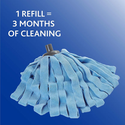 O-Cedar Microfiber Cloth Mop (Microfiber Cloth Mop with 3 Extra Refills)