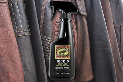 Bick 5 Leather Cleaner Conditioner Spray 16 fl oz, For All Leather Goods, USA Made