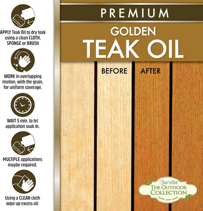 STAR BRITE Outdoor Collection Teak Cleaner & Brightener - One-Step Teak Restoration, Renew Weathered, Gray Teak for Refinishing or Oiling - 32 OZ Spray