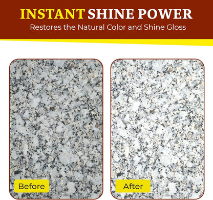 Rock Doctor Granite Polish Spray and Surface,18oz.Can Polish Tile, Marble, Kitchen Countertop, and Natural Stone Surfaces, Streak-Free Shine Pack of 1