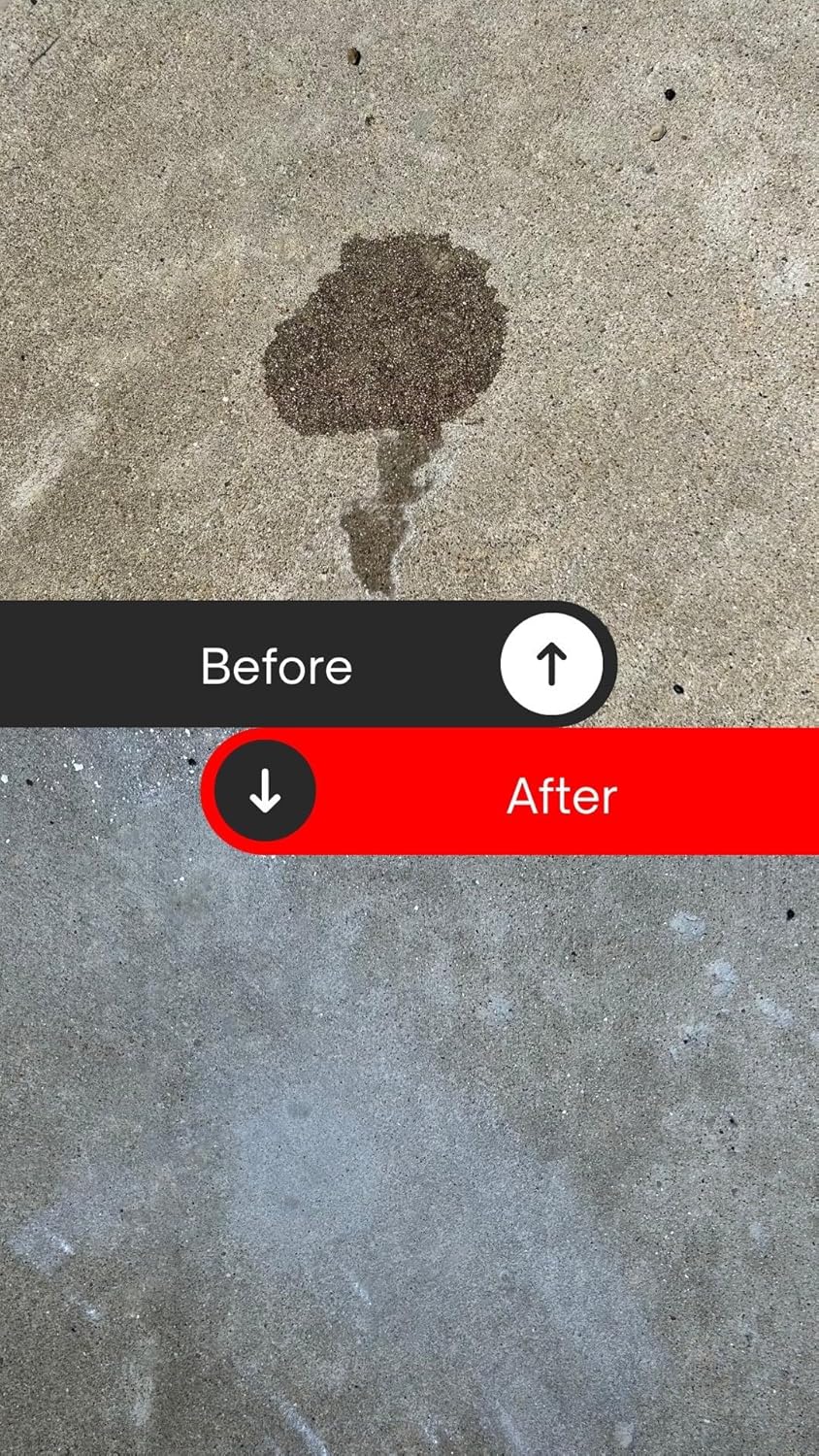 Overnight Stain Remover for Cleaning Oil Stains on Concrete, Driveway, Pavers & Garage Floors,White, AOD3232301