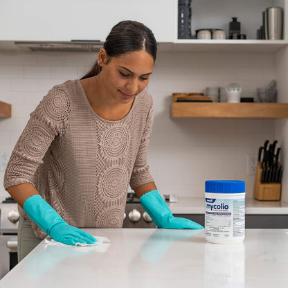 Mycolio Hospital Grade Disinfectant Wipes - 160 Wipes - 6" x 7"