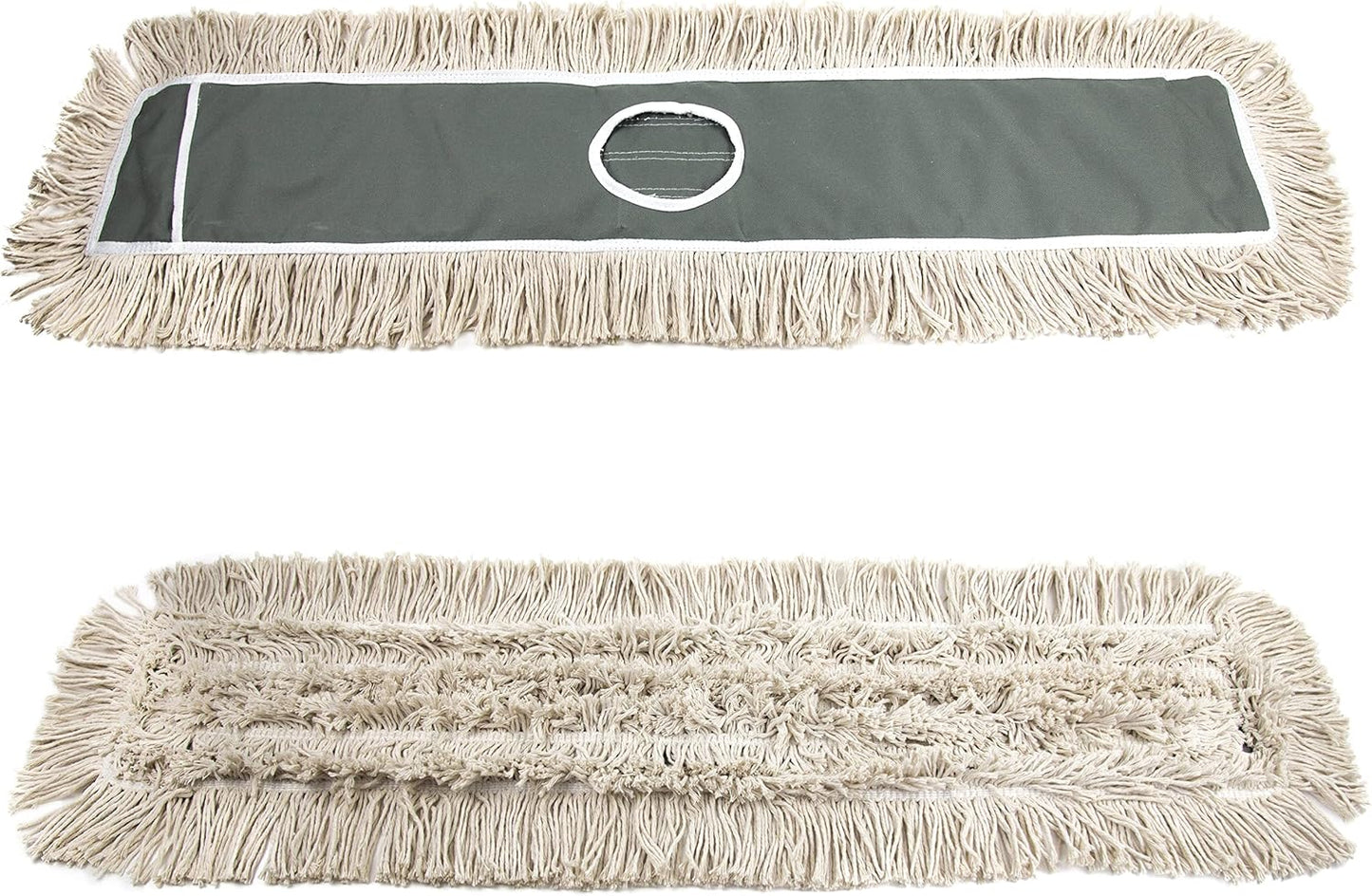 2 Pack of 24 Cotton Refills for Industrial Class Floor Dust mop Series Can be fit with Others
