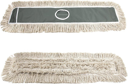 2 Pack of 24 Cotton Refills for Industrial Class Floor Dust mop Series Can be fit with Others