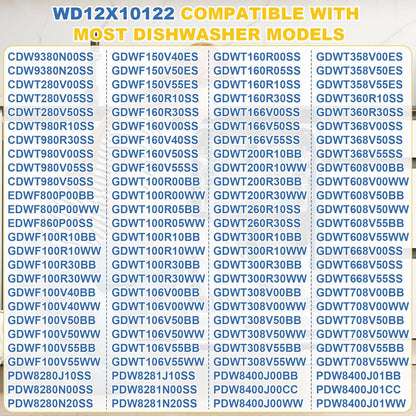 Upgrade WD12X10122 Dishwasher Rinse Aid Dispenser Cap Compatible with GE Dishwashers Replaces WD12X10102 WD12X10200 PS958932 AH958932 EA958932 EAP958919-1 Pack