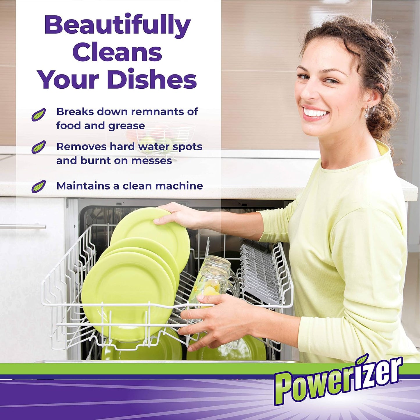 Powerizer Complete Multipurpose Cleaning Pods - Plant and Mineral Based Concentrated Laundry & Dishwasher Detergent | 42 Count | All-in-One Cleaning Solution