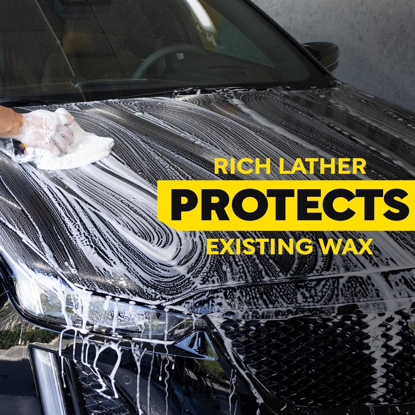 Meguiar's Gold Class Car Wash – Premium Foaming Car Wash Soap, High Gloss Finish, Safe For Clear Coats, Deep Cleans Without Removing Waxes, Car Detailing Supplies For Cars, Trucks & Suvs – 1 Gal
