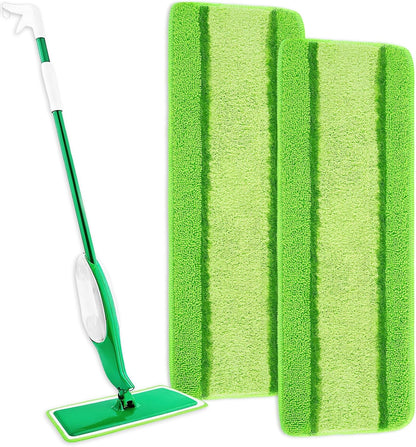 6 Pack Upgraded Spray Mop Refills for Libman Freedom Spray Mop, Washable Microfiber Spray Mop Replacement Head, 6 Count Reusable Mop Pads