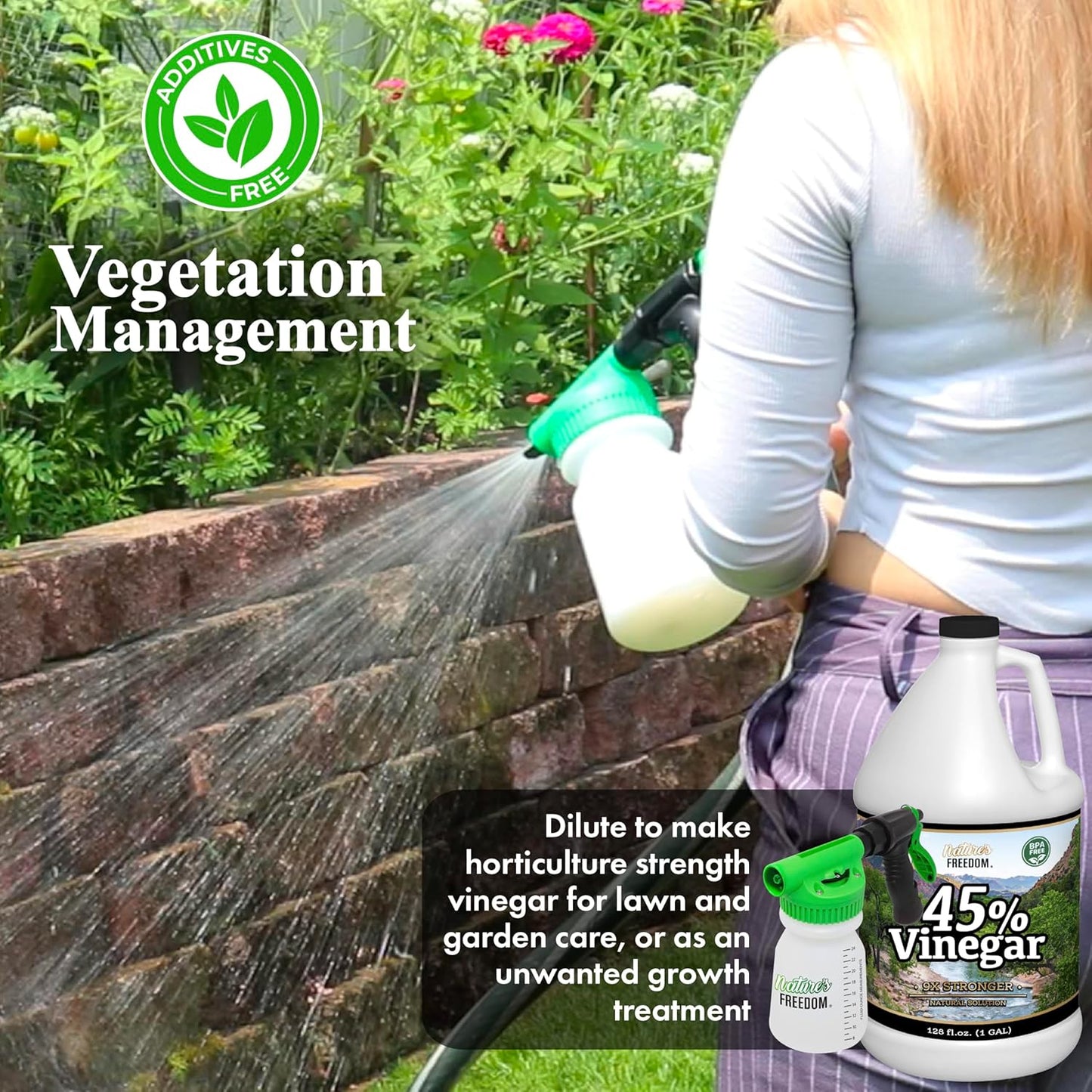Nature's Freedom 45% Vinegar (2 Gallon)