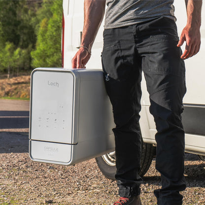 Capsule Dishwasher - Solo | Countertop Dishwasher - 7 Programmes, Touch Control, Auto-drying, Baby Care & Fruit Wash, No Plumbing Required, 15min Wash Cycle - Perfect for Small Kitchens, Campervans