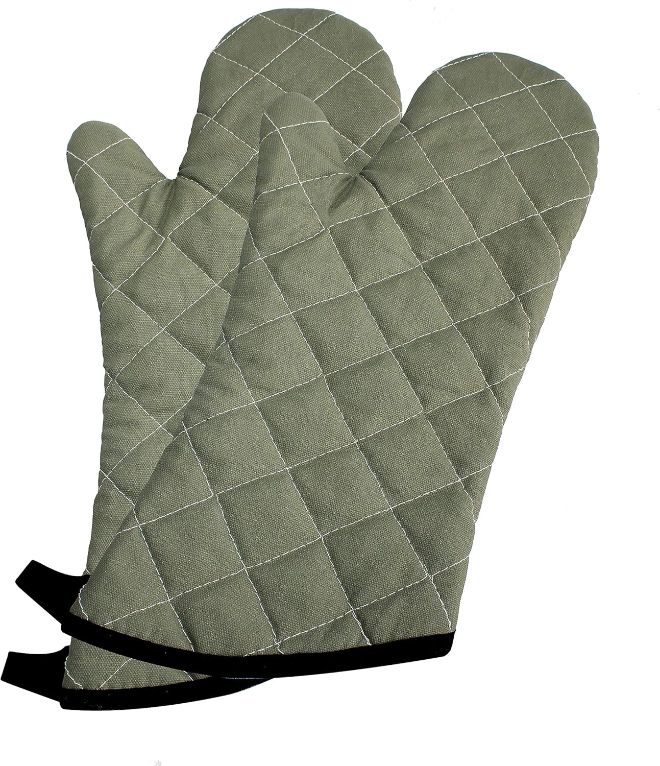ARCLIBER Oven Mitts 1 Pair of Quilted Terry Cloth Cotton Lining,Extra Long Professional Classic Oven Mitt Heat Resistant Kitchen Oven Gloves,16 Inch